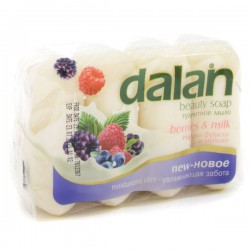 Мыло Dalan Бьюти Ягода молоко экопак 4 шт. 90 г