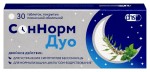 СонНорм Дуо, таблетки покрытые пленочной оболочкой 3.00 мг+1.16 мг+28.00 мг 30 шт
