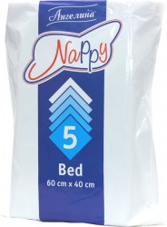 Простыни впитывающие Ангелина нэппи 5 шт.