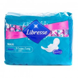 Прокладки женские Libresse клип супер макси 9 шт.