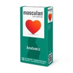 Презервативы, Маскулан 10 шт анатомик Masculan 4 Classic anatomic анатомической формы