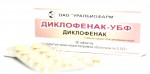Диклофенак-УБФ, таблетки покрытые кишечнорастворимой оболочкой 25 мг 30 шт