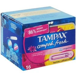 Тампоны Tampax (дискрит) компак фреш регуляр с аппликатором 16 шт.