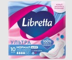 Прокладки женские гигиенические, Libretta (Либретта) 10 шт ультра нормал део мягкая поверхность