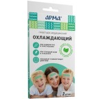 Пластырь медицинский охлаждающий, Арма р. 11смх4см 2 шт с мятой зеленый