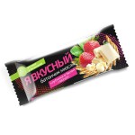 Батончик-мюсли, Я вкусный 25 г клубника  в белом шоколаде