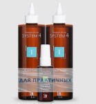 Набор, System-4 (Система 4) 500 мл + 500 мл + 50 мл Для практичных Тоник несмываемый T для нормальной и жирной кожи + кондиционер-спрей R для всех типов волос