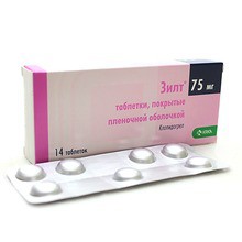 Зилт табл. п/о пленочной 75 мг 14 шт.