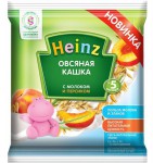 Каша молочная, Heinz (Хайнц) 30 г овсяная с персиком с 5 мес