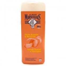 Гель для душа Le Petit Marseillais Белый персик и нектарин 400 мл