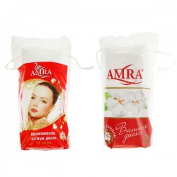 Ватные диски AMRA косметические 50 шт.