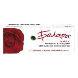 Белара табл. п/о пленочной 2 мг+0.03 мг 21 шт.