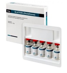 Глатион (Глутатион) лиоф. пор. д/р-ра для в/в и в/м введ. 0.6 г 5 шт.