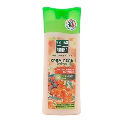 Гель для душа Чистая линия Интенсивное питание с экстрактом облепихи и липового цвета 250 мл