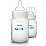 Бутылочка для кормления, Avent (Авент) 260 мл 2 шт арт. 80025 (SCF563/27) классик