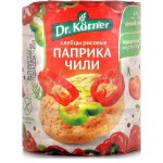 Хлебцы хрустящие, Doctor Korner (Доктор Кернер) 80 г 1 шт рисовые паприка и чили