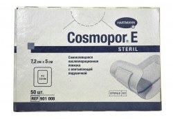 Повязка стерильная самоклеющаяся Cosmopor E послеоперационная р. 7.2смх5см 1 шт.