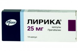 Лирика капс. 25 мг 14 шт.