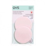 Спонжи, QVS (КВС) 2 шт арт. 10-1700 для макияжа круглые