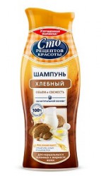 Шампунь Сто рецептов красоты Хлебный 380 мл