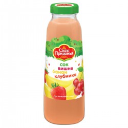 Сок Сады Придонья банан клубника вишня с 12 мес 300 мл