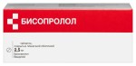 Бисопролол, таблетки покрытые пленочной оболочкой 2.5 мг 21 шт