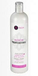 Шампунь Би Рич Кератин профешнл Сияние и блеск для всех типов волос 600 мл