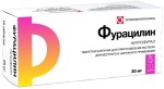Фурацилин, таблетки шипучие для приготовления раствора для местного и наружного применения 20 мг 10 шт