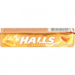 Леденцы, Halls (Холлс) 33.5 г мед и лимон 12 упаковок