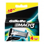 Кассеты для станков для бритья, Gillette (Жиллет) 4 шт мак 3