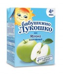 Сок, Бабушкино лукошко 200 мл яблоко осветленный без сахара с 4 мес тетрапак