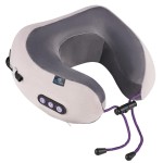 Подушка массажная для шеи, CS Medica (Си Эс Медика) VibraPulsar CS-cr4 Dual Relax ВибраПульсар беспроводная роликовая дуал релакс 3 режима