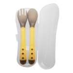 Набор, Курносики арт. 17470 термочувствительная ложка и вилка футляр