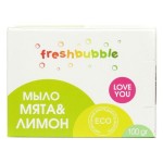 Мыло твердое, Levrana natural (Леврана нейчерал) 100 г мята и лимон