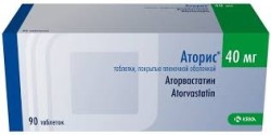 Аторис табл. п/о пленочной 40 мг 90 шт.