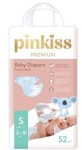 Подгузники, Pinkiss (Пинкисс) 3-8 кг р. s 52 шт премиум