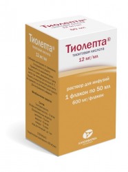 Тиолепта р-р д/инф. 12 мг/мл 50 мл 1 шт.