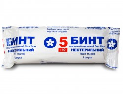Бинт нестерильный р. 5мх10см 25 шт.