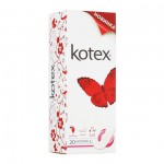 Прокладки женские ежедневные, Kotex (Котекс) №20 2 в 1 суперслим