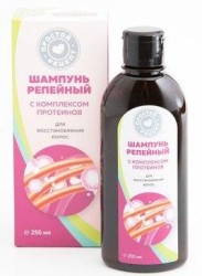 Шампунь Простой рецепт репейный с комплексом протеинов для восстановления волос 250 мл