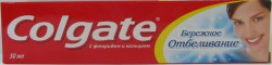 Зубная паста, Colgate (Колгейт) 50 мл бережное отбеливание